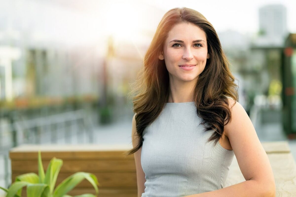 Smiling woman