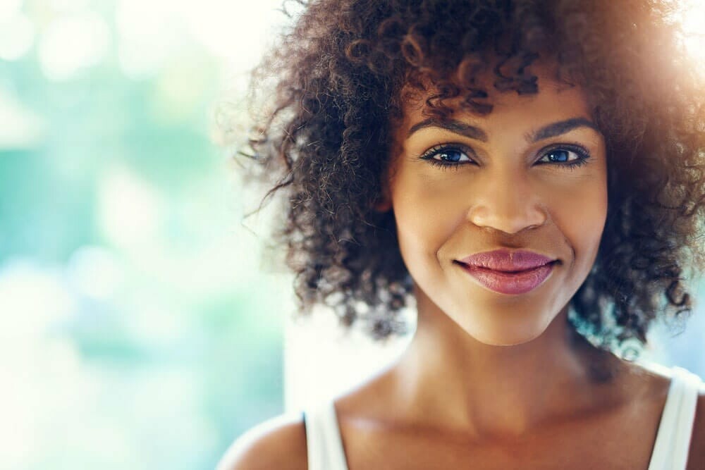 Beautiful woman smiling