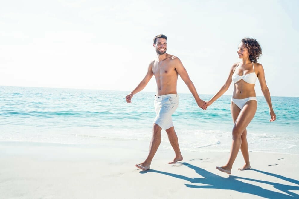 Couple on beach