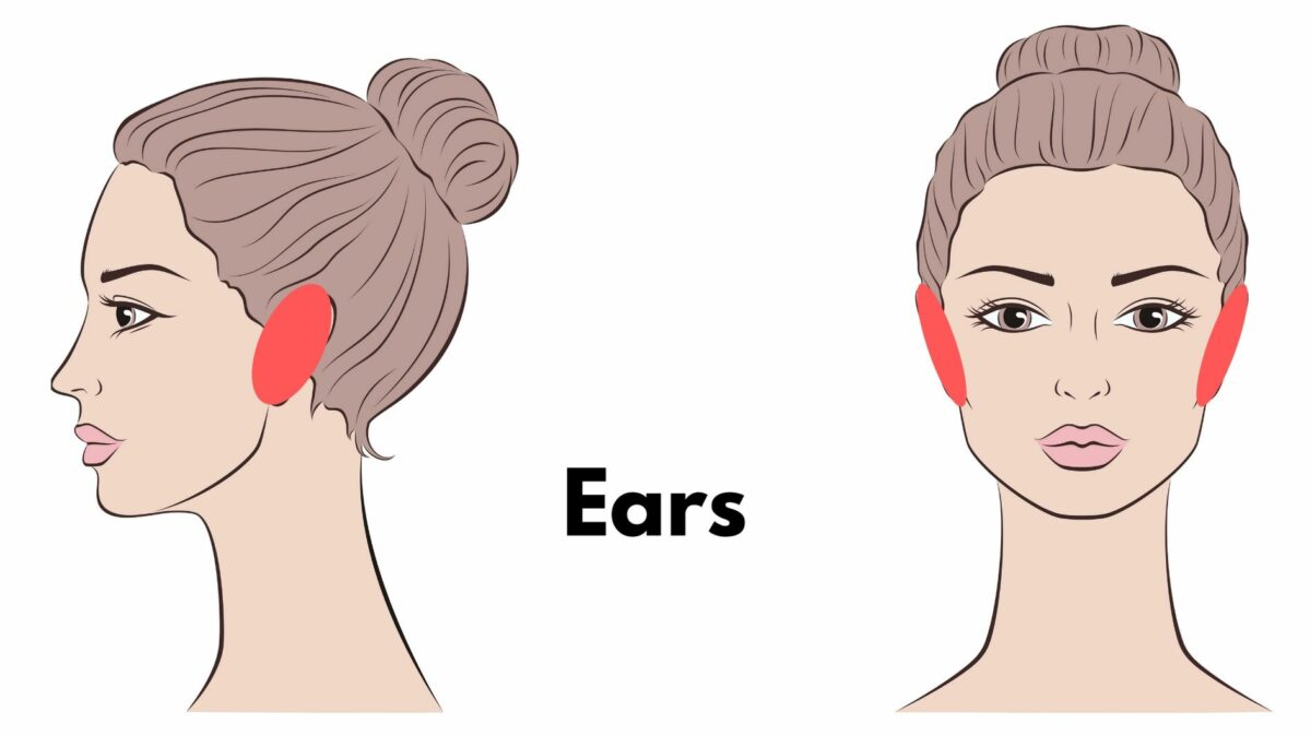 facial laser hair removal ears treatment area